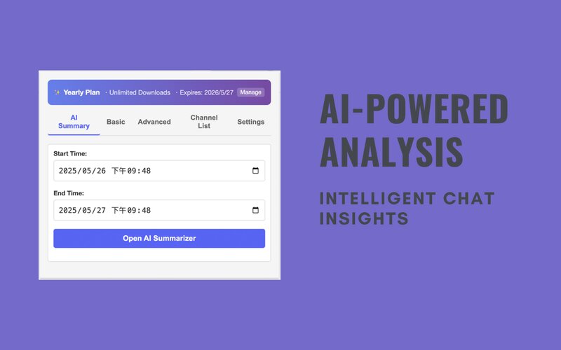 AI Summary Interface